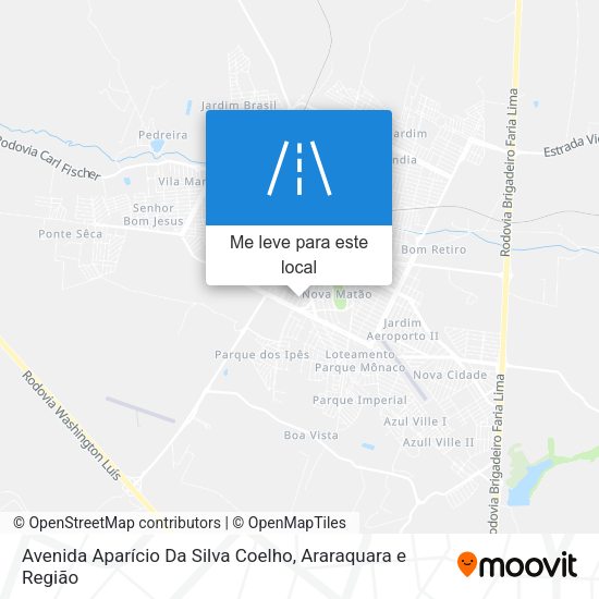 Avenida Aparício Da Silva Coelho mapa
