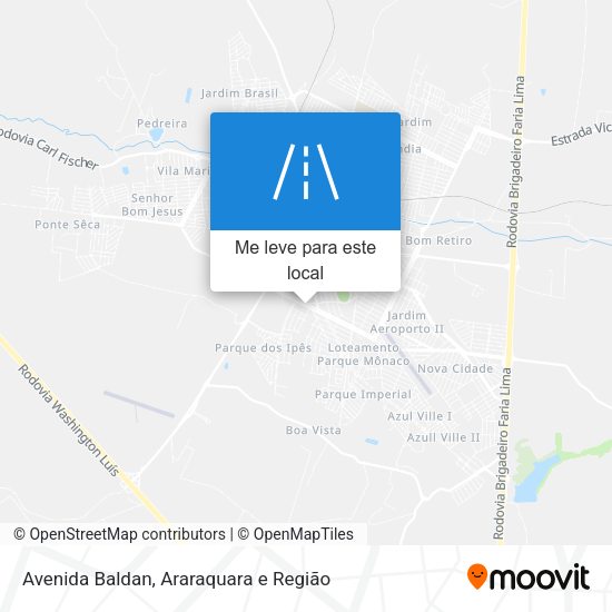 Avenida Baldan mapa