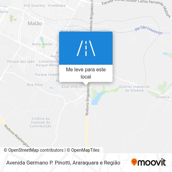 Avenida Germano P. Pinotti mapa