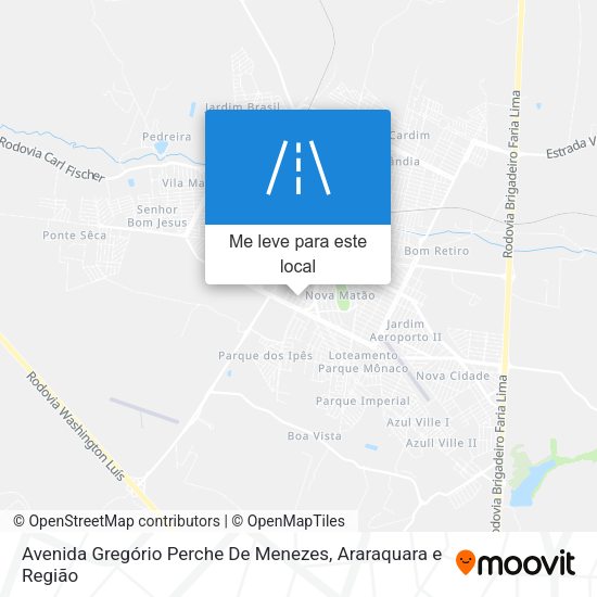 Avenida Gregório Perche De Menezes mapa