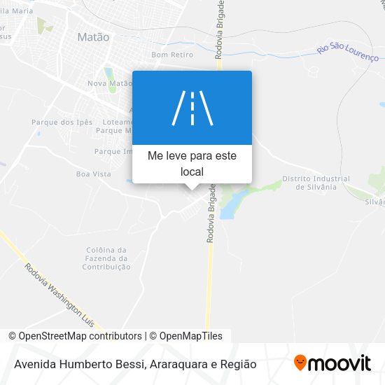 Avenida Humberto Bessi mapa