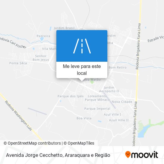 Avenida Jorge Cecchetto mapa