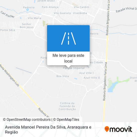 Avenida Manoel Pereira Da Silva mapa