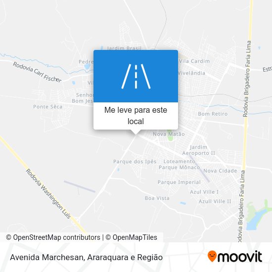 Avenida Marchesan mapa
