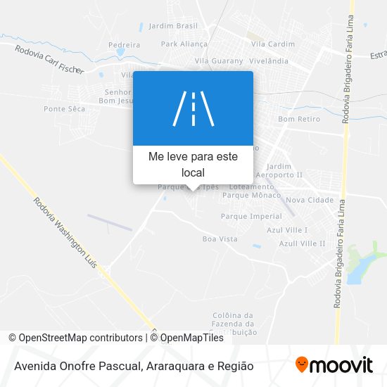 Avenida Onofre Pascual mapa