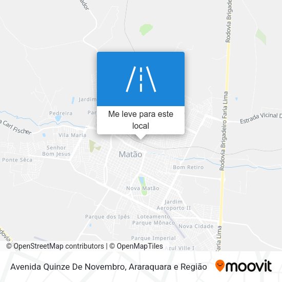 Avenida Quinze De Novembro mapa
