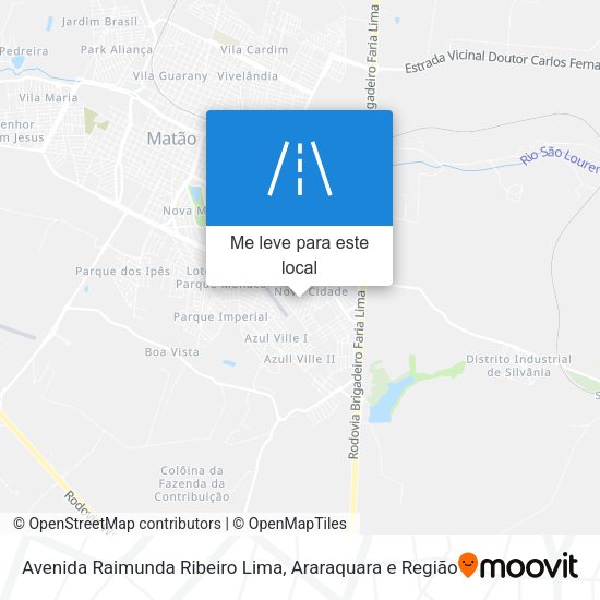 Avenida Raimunda Ribeiro Lima mapa