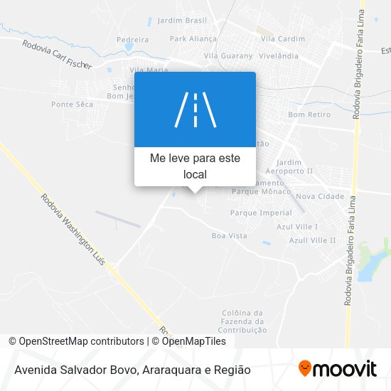 Avenida Salvador Bovo mapa