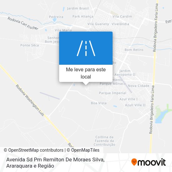 Avenida Sd Pm Remilton De Moraes Silva mapa