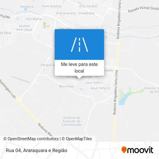 Rua 04 mapa