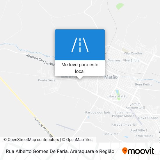 Rua Alberto Gomes De Faria mapa