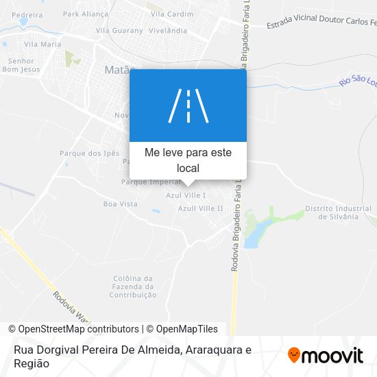 Rua Dorgival Pereira De Almeida mapa