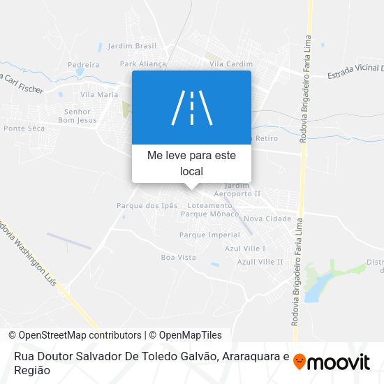 Rua Doutor Salvador De Toledo Galvão mapa