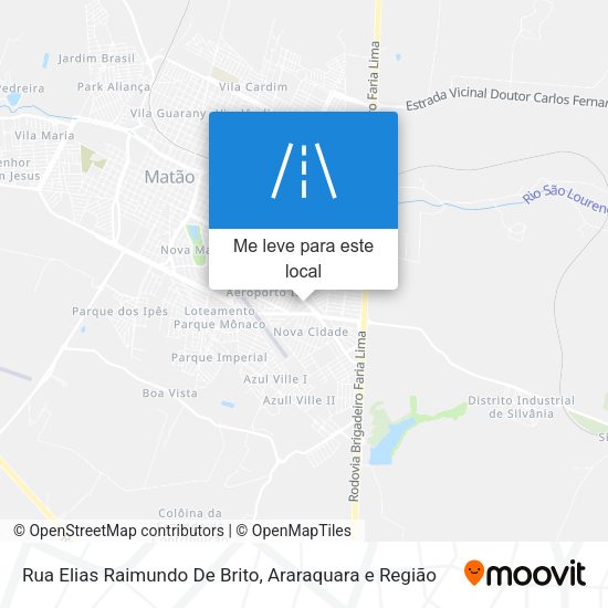 Rua Elias Raimundo De Brito mapa