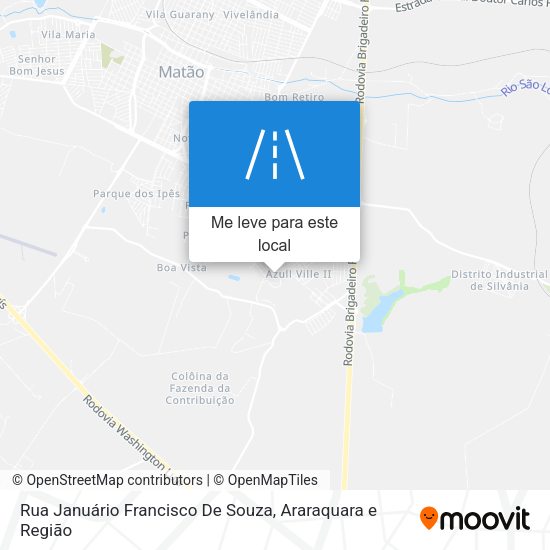 Rua Januário Francisco De Souza mapa