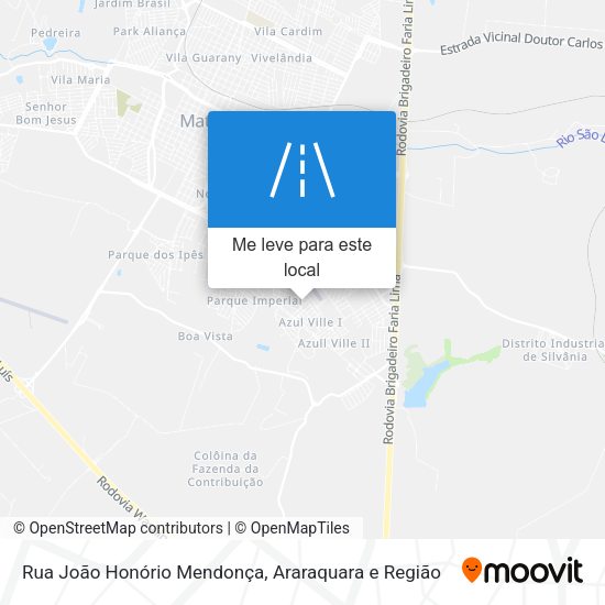 Rua João Honório Mendonça mapa