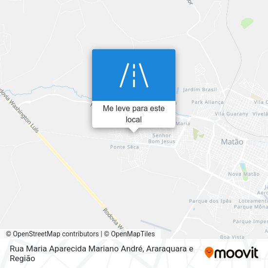 Rua Maria Aparecida Mariano André mapa