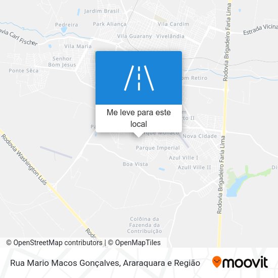 Rua Mario Macos Gonçalves mapa