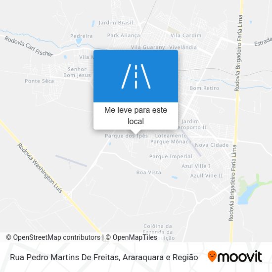Rua Pedro Martins De Freitas mapa
