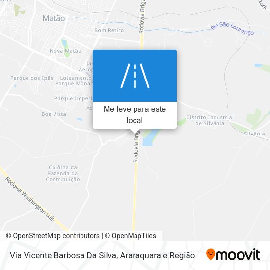 Via Vicente Barbosa Da Silva mapa