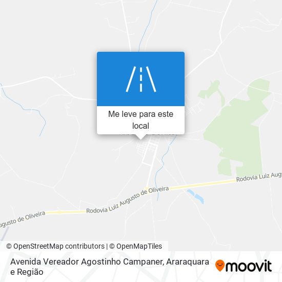 Avenida Vereador Agostinho Campaner mapa