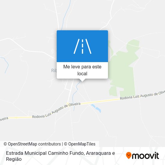 Estrada Municipal Caminho Fundo mapa