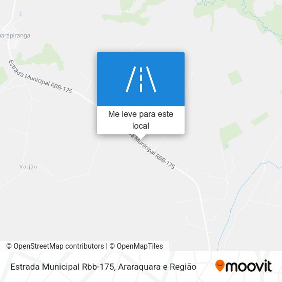 Estrada Municipal Rbb-175 mapa