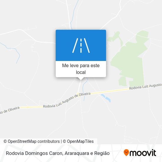 Rodovia Domingos Caron mapa