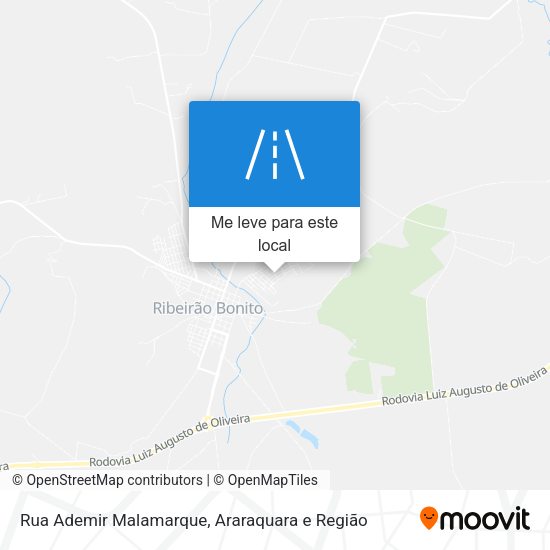 Rua Ademir Malamarque mapa