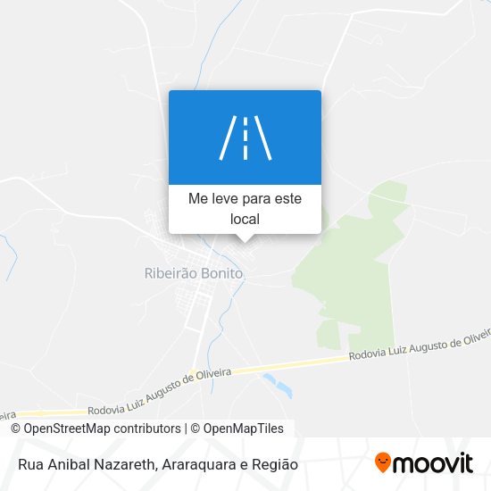 Rua Anibal Nazareth mapa