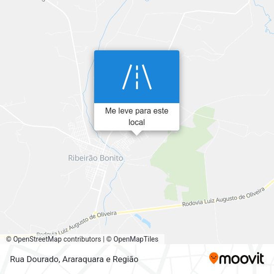 Rua Dourado mapa