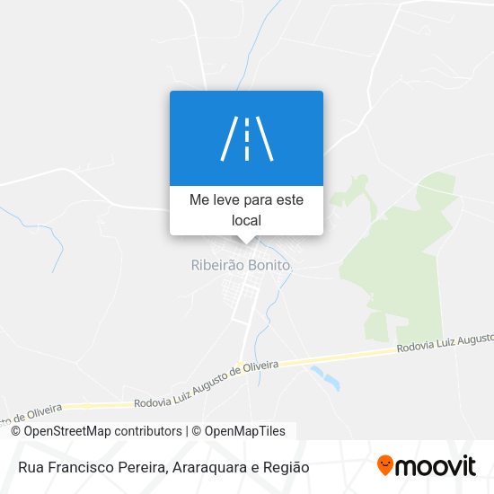 Rua Francisco Pereira mapa