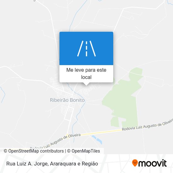 Rua Luiz A. Jorge mapa