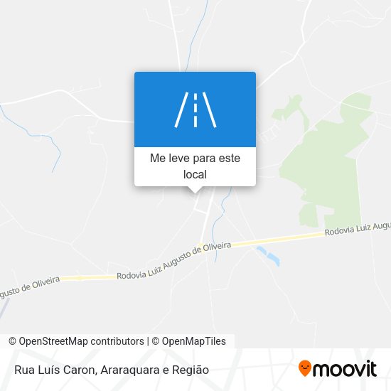 Rua Luís Caron mapa