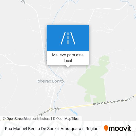 Rua Manoel Benito De Souza mapa