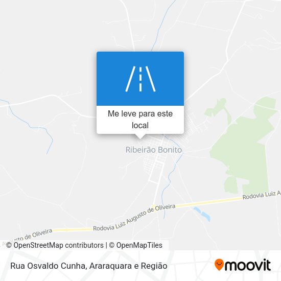 Rua Osvaldo Cunha mapa