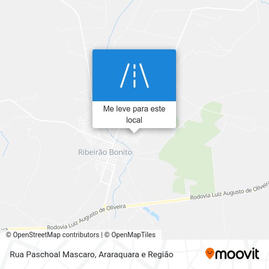 Rua Paschoal Mascaro mapa