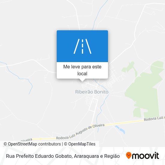 Rua Prefeito Eduardo Gobato mapa