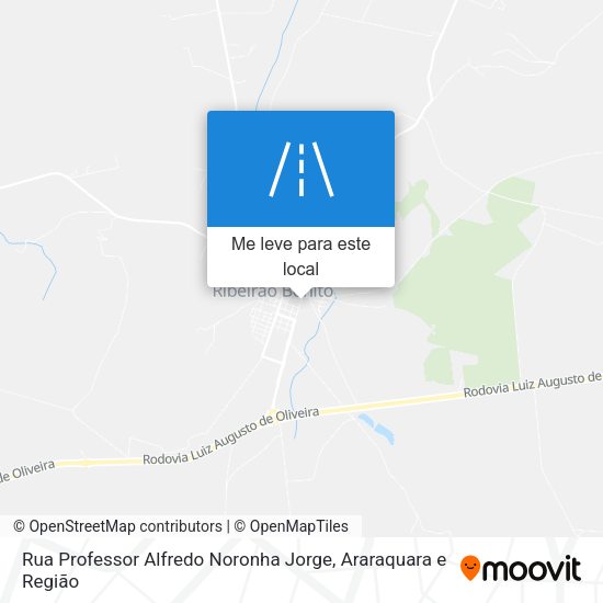 Rua Professor Alfredo Noronha Jorge mapa