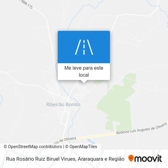 Rua Rosário Ruiz Biruel Virues mapa