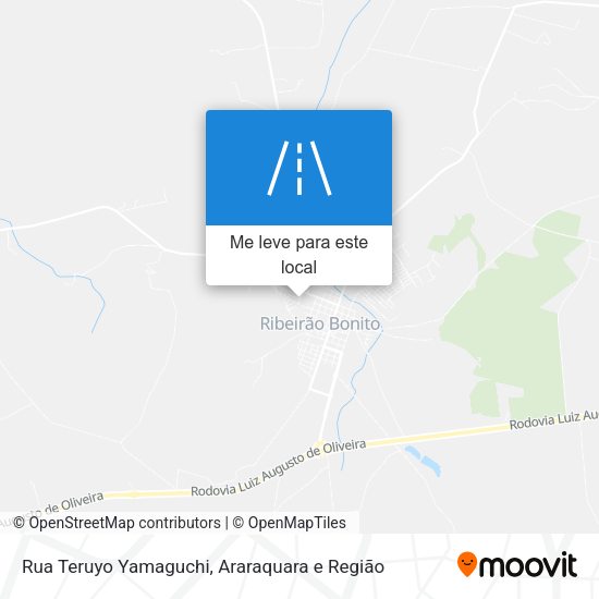 Rua Teruyo Yamaguchi mapa