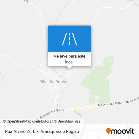 Rua Álvaro Zerbik mapa