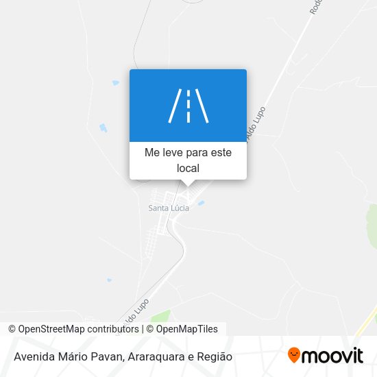 Avenida Mário Pavan mapa