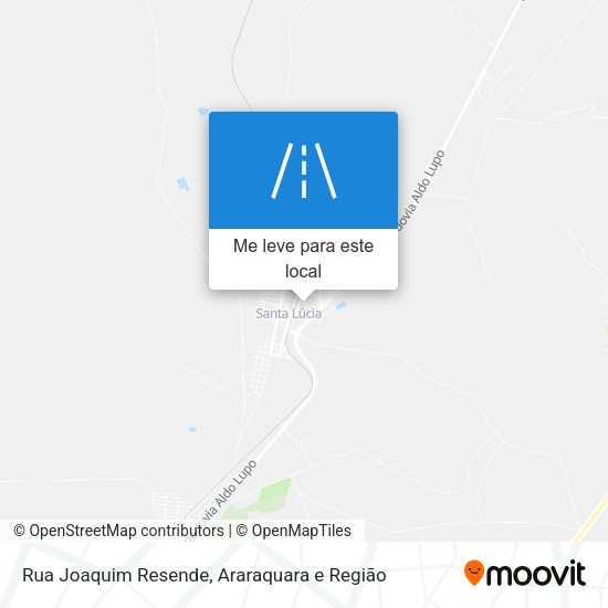 Rua Joaquim Resende mapa