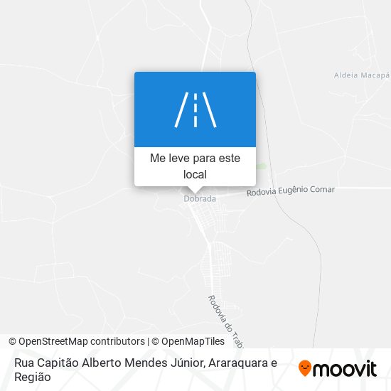 Rua Capitão Alberto Mendes Júnior mapa