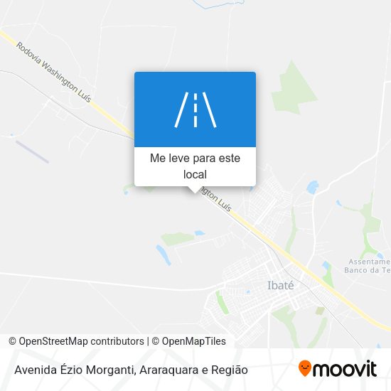 Avenida Ézio Morganti mapa