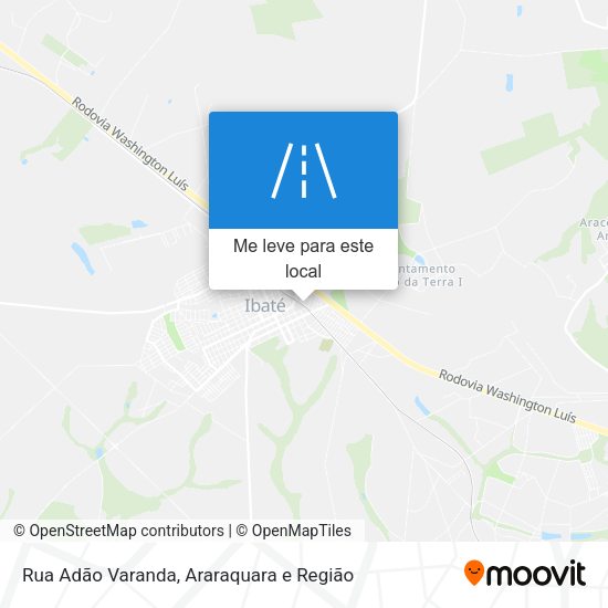 Rua Adão Varanda mapa