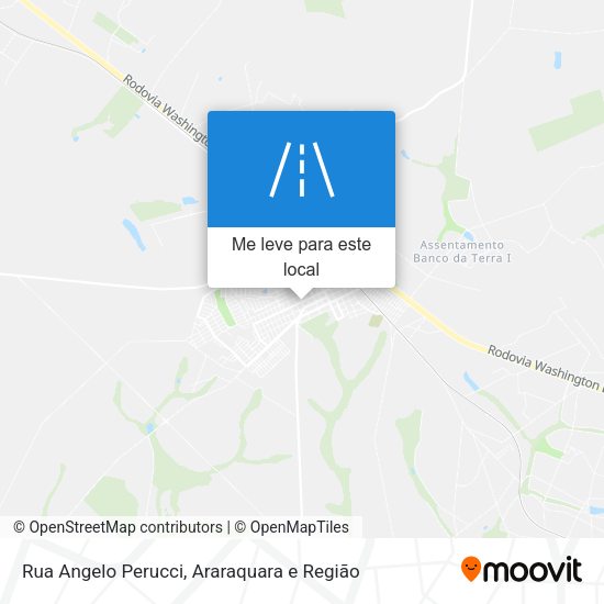 Rua Angelo Perucci mapa