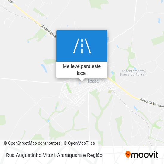 Rua Augustinho Vituri mapa
