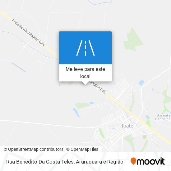 Rua Benedito Da Costa Teles mapa